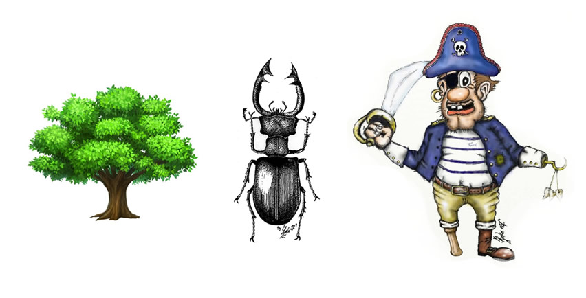 illustrations & logos