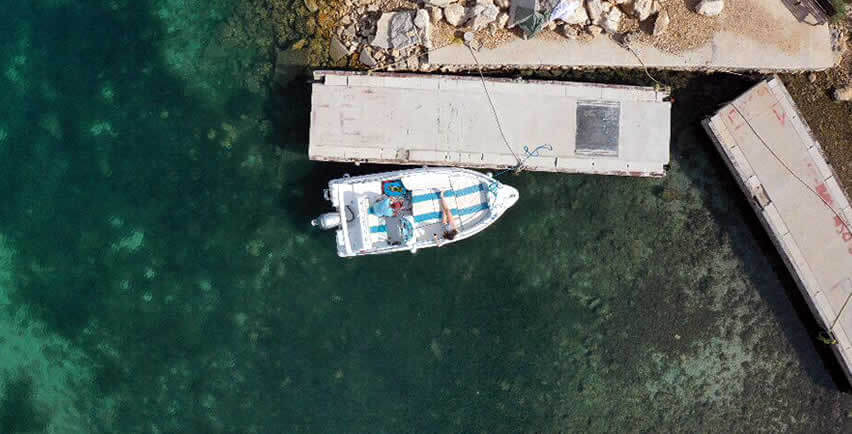 Galešnjak - heart shaped island Croatia